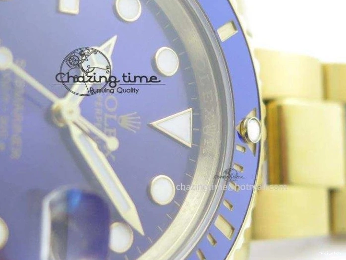 Blue Best ETA2836 BP Submariner Gold Dial Swiss Full Edition 0410